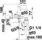 Preview: BLANCO 521435 NIMA WT Galvanisch Chrom Hochdruck